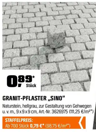 OBI GRANIT-PFLASTER „SINO" Angebot