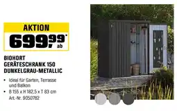 OBI BIOHORT GERÄTESCHRANK 150 DUNKELGRAU-METALLIC Angebot