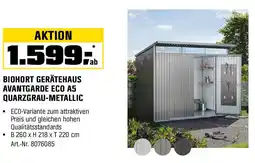 OBI BIOHORT GERÄTEHAUS AVANTGARDE ECO A5 QUARZGRAU-METALLIC Angebot