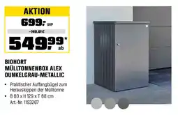 OBI BIOHORT MÜLLTONNENBOX ALEX DUNKELGRAU-METALLIC Angebot
