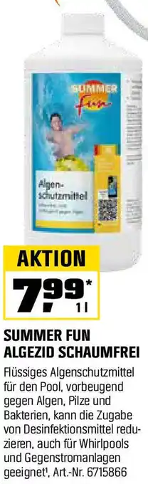 OBI SUMMER FUN ALGEZID SCHAUMFREI Angebot