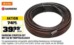 OBI GARDENA STARTER-SET MIT 50 M TROPFSCHLAUCH Angebot