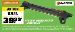 OBI GARDENA VIERECKREGNER ,,AQUAZOOM L" Angebot