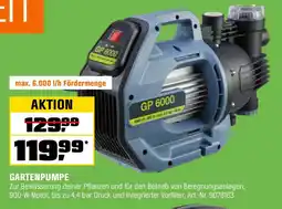 OBI GARTENPUMPE GP 6000 Angebot
