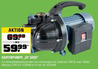 OBI GARTENPUMPE,,GP 3200" Angebot
