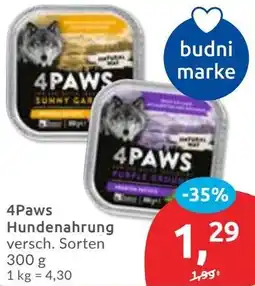 Budni 4Paws Hundenahrung Angebot