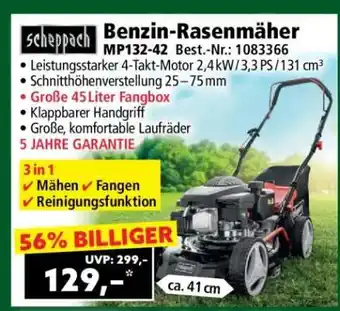 Norma Benzin-Rasenmäher MP132-42 Angebot
