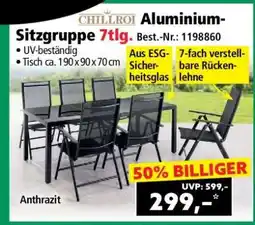 Norma CHILLROI Aluminium-Sitzgruppe 7tlg Angebot