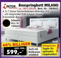 Norma Boxspringbett MILANO Angebot