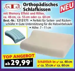 Norma Orthopädisches Schlafkissen Angebot