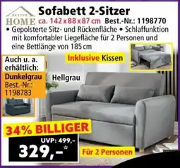 Norma Sofabett 2-Sitzer Angebot