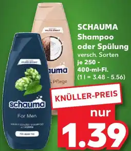 Kaufland SCHAUMA Shampoo oder Spülung Angebot