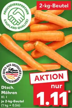 Kaufland Dtsch. Möhren Angebot
