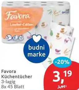 Budni Favora Küchentücher Angebot