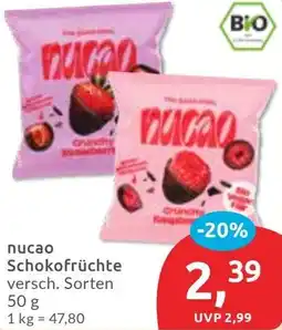 Budni nucao Schokofrüchte Angebot