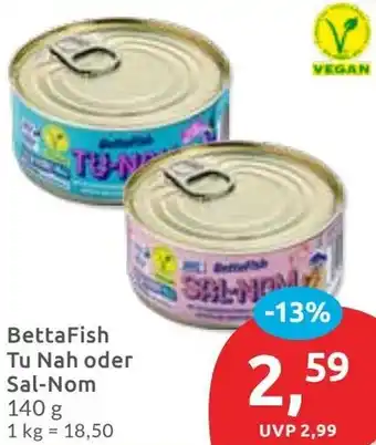 Budni Betta Fish Tu Nah oder Sal-Nom Angebot