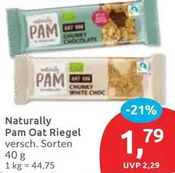 Budni Naturally Pam Oat Riegel Angebot