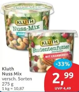 Budni Kluth Nuss Mix Angebot