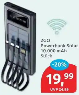 Budni 2GO Powerbank Solar 10.000 mAh Angebot