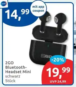 Budni 2GO Bluetooth Headset Mini Angebot