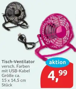 Budni Tisch-Ventilator Angebot