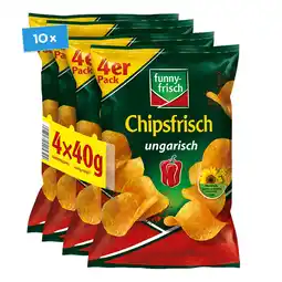 Netto Marken-Discount Funny-Frisch Chipsfrisch ungarisch 160g, 10er Pack Angebot