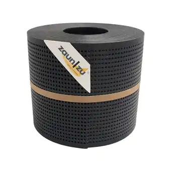 Netto Marken-Discount zaun zu Sichtschutz Polyal ECO Gelocht 30 Prozent Streifen Schwarz 26m Angebot