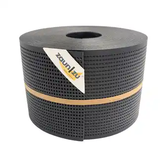 Netto Marken-Discount zaun zu Sichtschutz Polyal ECO Gelocht 30 Prozent Streifen Schwarz 50m Angebot