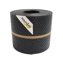 Netto Marken-Discount zaun zu Sichtschutz Polyal ECO Gelocht 15 Prozent Streifen Schwarz 26m Angebot