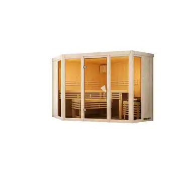 Netto Marken-Discount Karibu Innensauna Inara inkl. Saunaofen 9kW integr. Steuerung Angebot