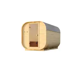 Netto Marken-Discount Karibu Würfelsaunahaus Louisa 3 inkl. Saunaofen 9kW integr. Strg Angebot