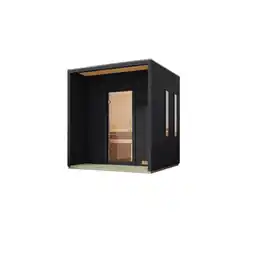 Netto Marken-Discount Karibu Saunahaus Nadira natur oder schwarz inkl. Saunaofen 9kW Angebot