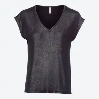 NKD Damen-T-Shirt mit V-Ausschnitt Angebot
