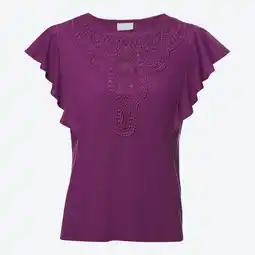 NKD Damen-T-Shirt mit Spitzeneinsatz Angebot