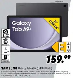 MEDIMAX SAMSUNG Galaxy Tab A9+ (64GB Wi-Fi) Angebot