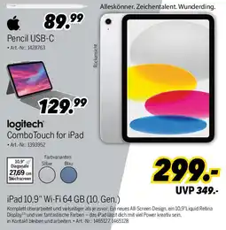 MEDIMAX Apple iPad 10,9" Wi-Fi 64 GB (10. Gen.) Angebot