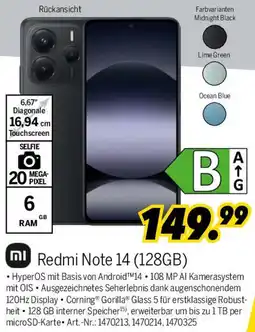 MEDIMAX Redmi Note 14 (128GB) Angebot