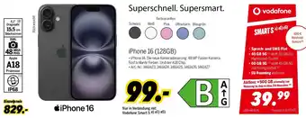 MEDIMAX Apple iPhone 16 (128GB) Angebot