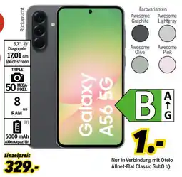 MEDIMAX SAMSUNG Galaxy A56 5G (128GB) Angebot
