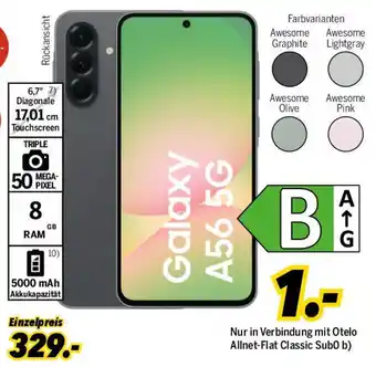 MEDIMAX SAMSUNG Galaxy A56 5G (128GB) Angebot