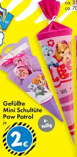 TEDi Gefüllte Mini Schultüte Paw Patrol Angebot