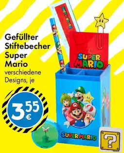 TEDi Gefüllter Stiftebecher Super Mario Angebot