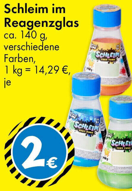Schleim im Reagenzglas 140 g Angebot bei TEDi