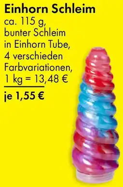 TEDi Einhorn Schleim Angebot