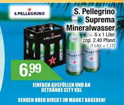 Getränke City S. pellegrino suprema mineralwasser Angebot