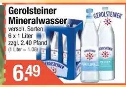 Getränke City Gerolsteiner mineralwasser Angebot
