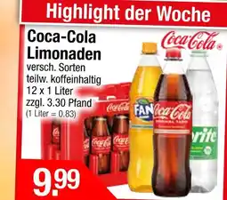 Getränke City Coca-cola coca-cola limonaden Angebot