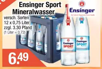 Getränke City Ensinger ensinger sport mineralwasser Angebot