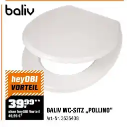 OBI Baliv wc-sitz „pollino“ Angebot
