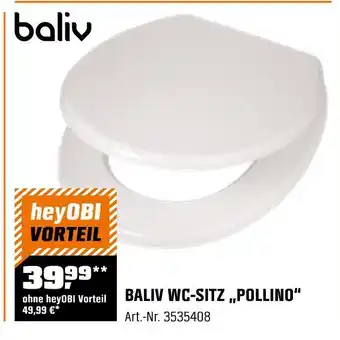 OBI Baliv wc-sitz „pollino“ Angebot